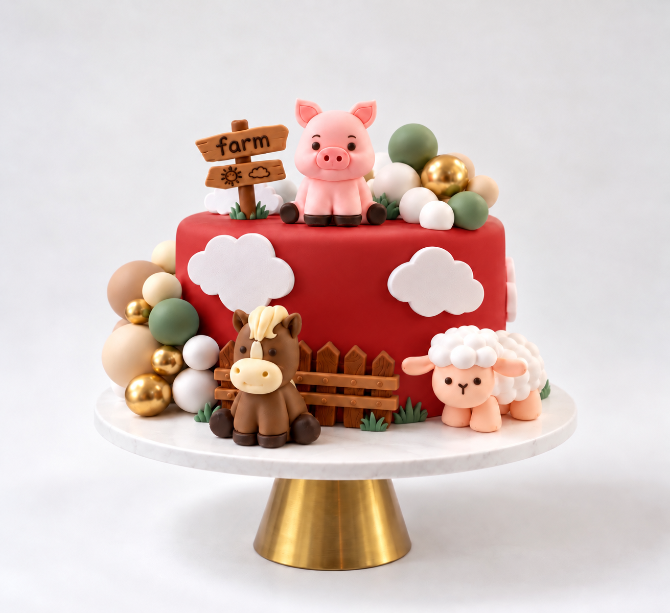 Farm Animals Cake - Image 6