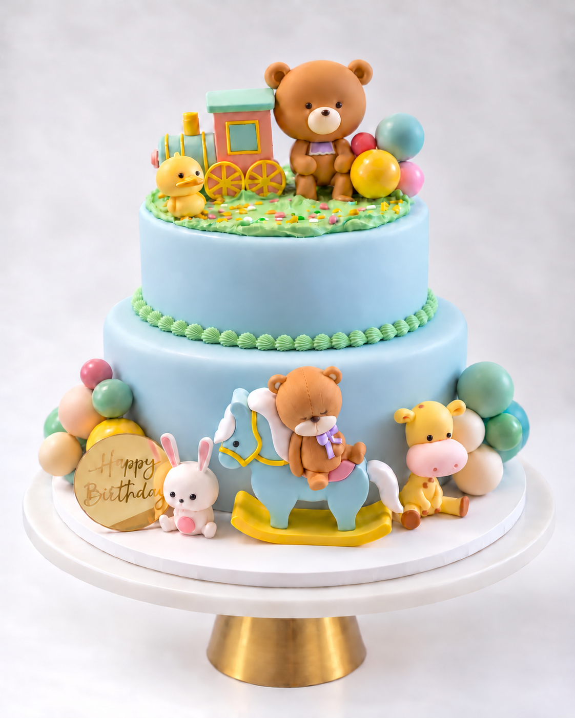 Baby Shower Cake - Colorful - Image 9