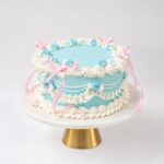 Light Blue and White