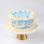 Sky Blue and White