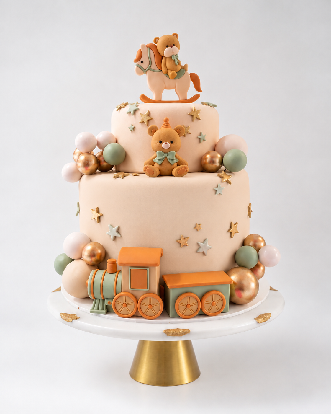 Baby Shower Cake - Neutral - Image 6