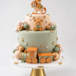 Tan and Sage Green 2 Tier BSCN 33