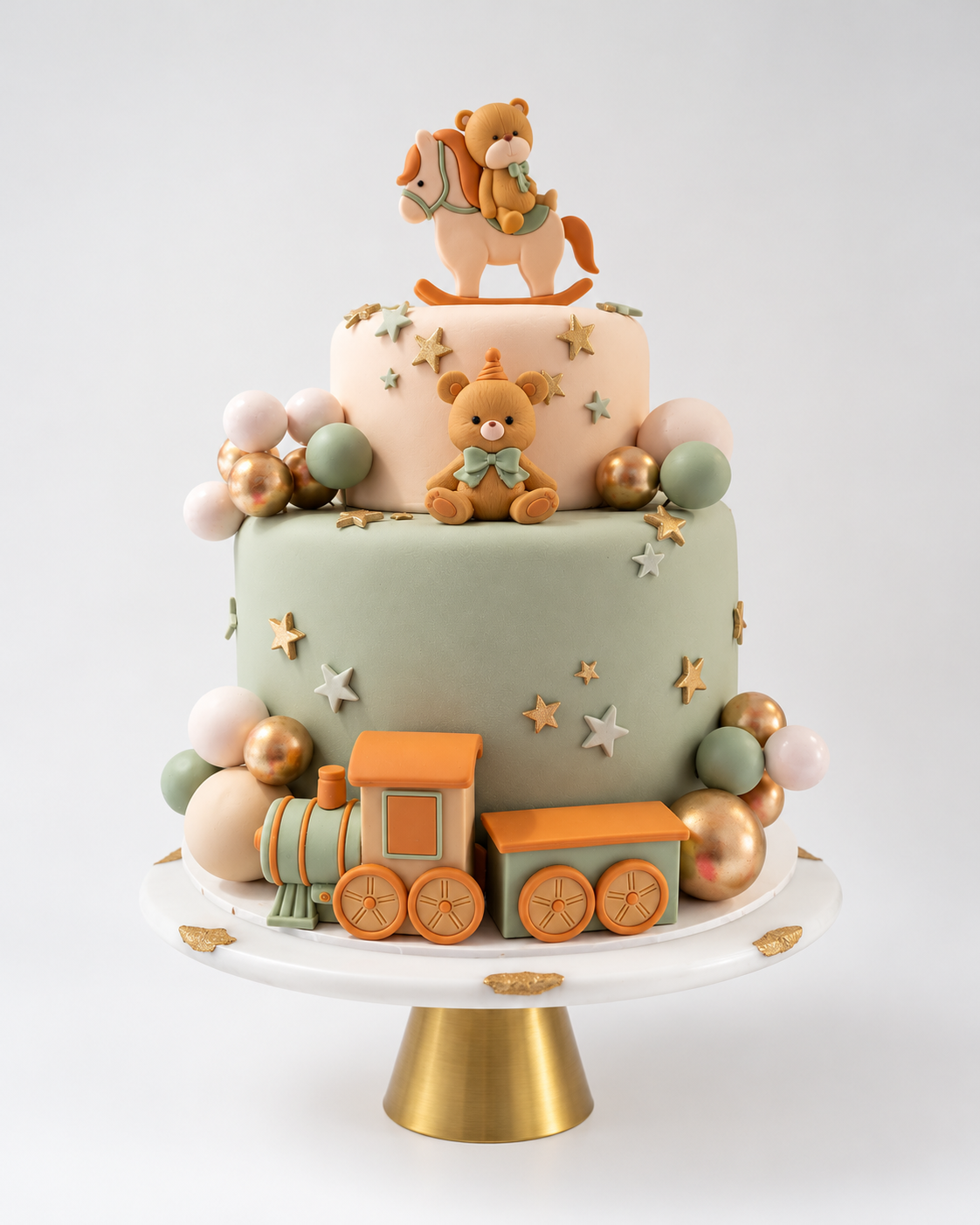 Baby Shower Cake - Neutral - Image 7